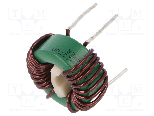 Inductor: wire; THT; 1mH; 18A; 4mΩ; 230VAC; 15x12.5mm; -20÷+50%