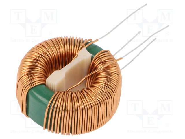 Inductor: wire; THT; 22mH; 3.3A; 100mΩ; 230VAC; 17x9mm; -20÷+50%