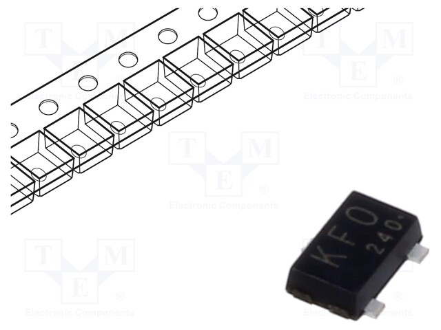 Transistor: P-MOSFET; unipolar; -20V; -4A; Idm: -10A; 2W; SOT23F