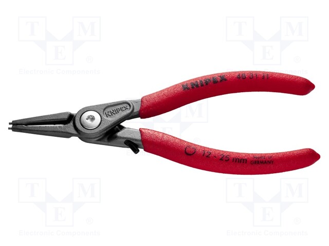 Pliers; internal circlip; Ring: internal; Pliers len: 140mm