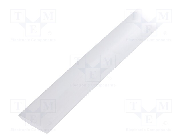 Heat shrink sleeve; glueless; 3: 1; 18mm; L: 1.2m; transparent