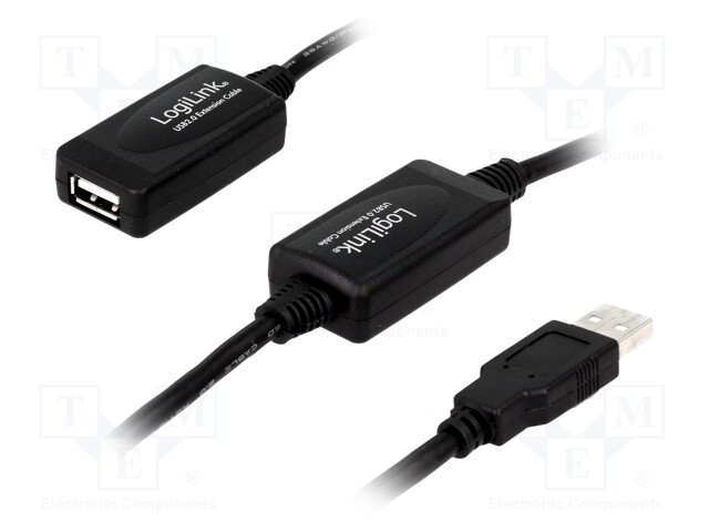 Repeater USB; USB 1.1,USB 2.0; USB A socket,USB A plug; 10m