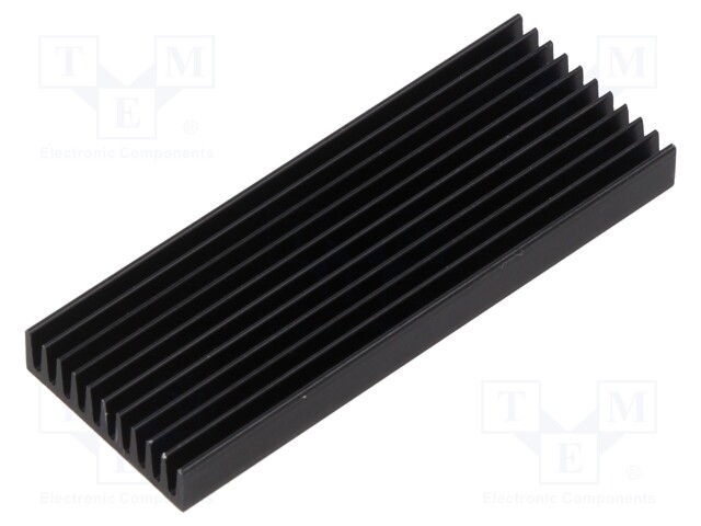 Heatsink: extruded; black; L: 51mm; W: 18.9mm; H: 4.8mm; 8.5K/W