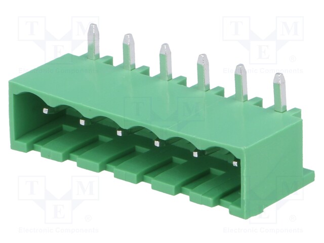 Pluggable terminal block; Contacts ph: 5.08mm; ways: 6; socket