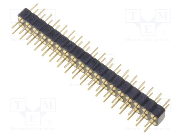 Socket: pin strip; PIN: 36; Pitch: 2.54mm; precision; THT; UL94V-0