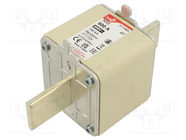 Fuse: fuse; gS; 500A; 690VAC; 550VDC; NH3