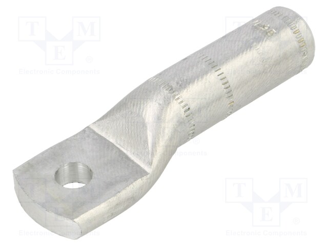 Tip: ring tube; M10; 95mm2; crimped; for cable; aluminum; 10.5mm