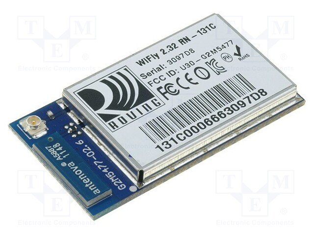 Module: WiFi; 2.4GHz; UART; -85dBm; 3÷3.7VDC; 18dBm; SMD; 1Mbps