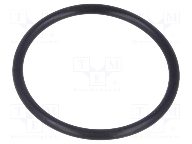 O-ring gasket; NBR; D: 2mm; Øint: 26mm; PG21; black; -30÷120°C