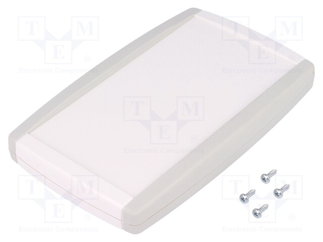 Enclosure: multipurpose; X: 96mm; Y: 156mm; Z: 20mm; TEKNET; ABS; grey