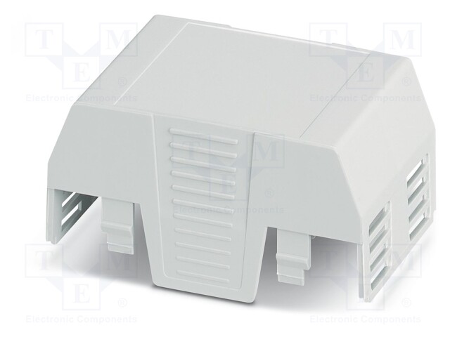 Cover; for enclosures; UL94HB; Series: EH 45 FLAT; Mat: ABS; grey