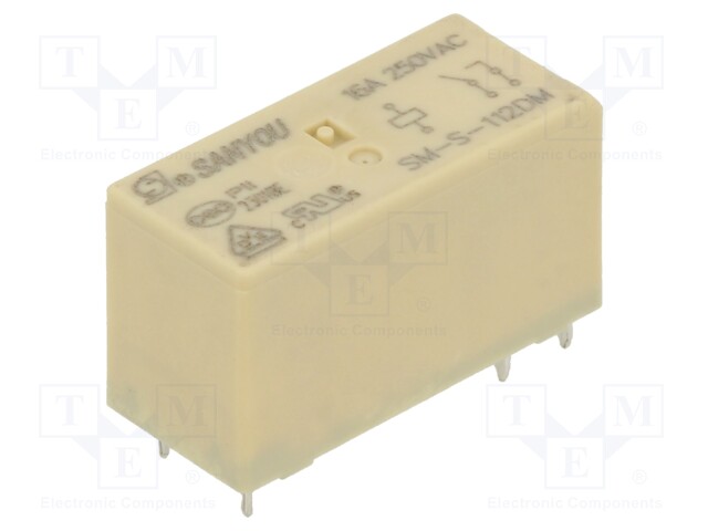 Relay: electromagnetic; Ucoil: 12VDC