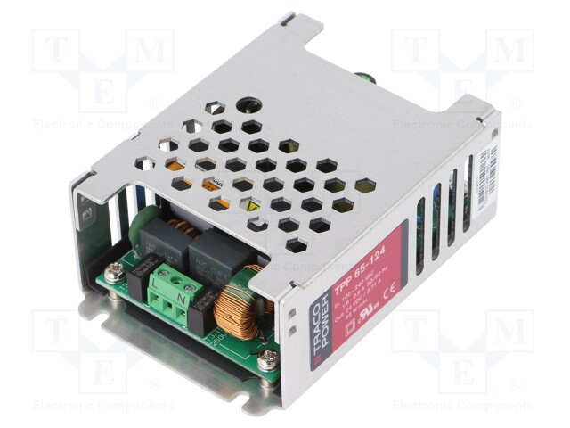 Power supply: switched-mode; modular; 65W; 24VDC; 2.71A; 172g