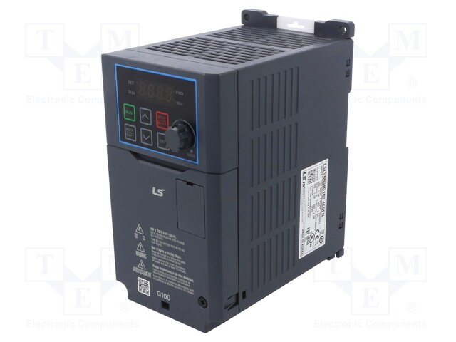 Vector inverter; Max motor power: 0.4kW; Out.voltage: 3x400VAC