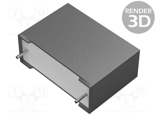 Capacitor: polypropylene; X2; 1.5uF; 22.5mm; ±20%; 26.5x18.5x10mm