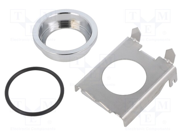 Assembly Hardware, ZB4BL, ZB4BV, ZB4BA & ZB4BH Flush, 22mm Push Buttons & Pilot Lights