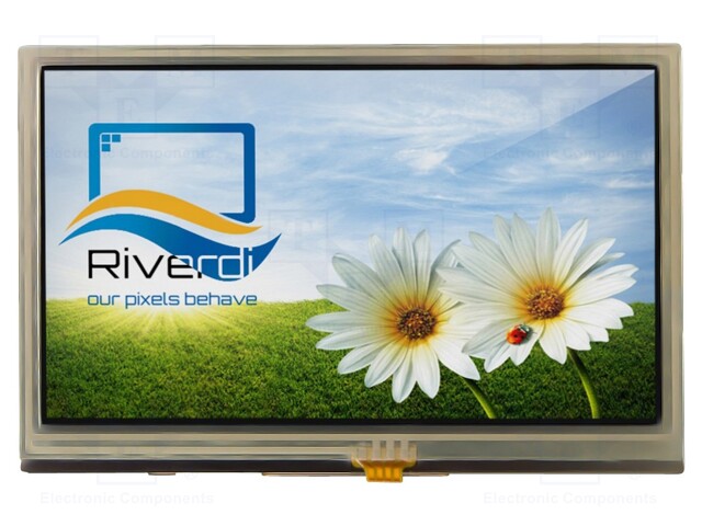 Display: TFT; 4.3"; 480x272; Illumin: LED; Dim: 105.5x67.2x7.45mm