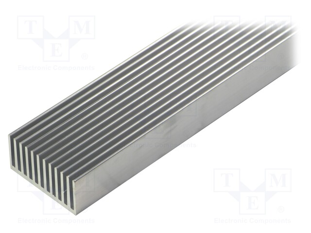 Heatsink: extruded; grilled; natural; L: 1000mm; W: 45mm; H: 22mm