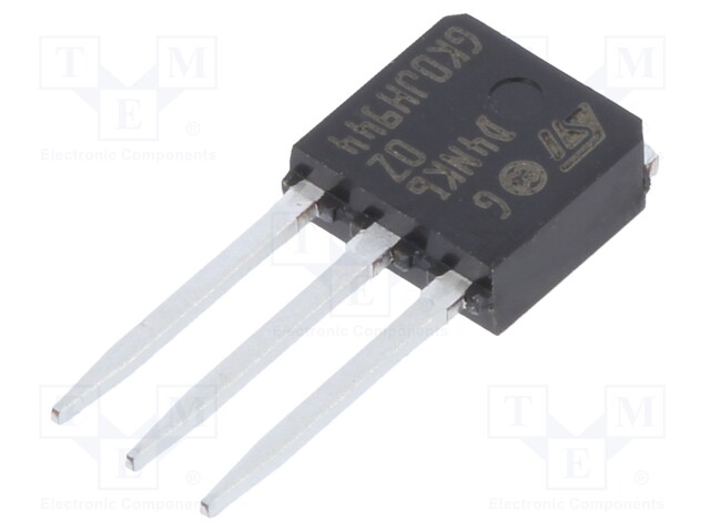 Transistor: N-MOSFET; 600V; 2.5A; Idm: 16A; 70W; IPAK