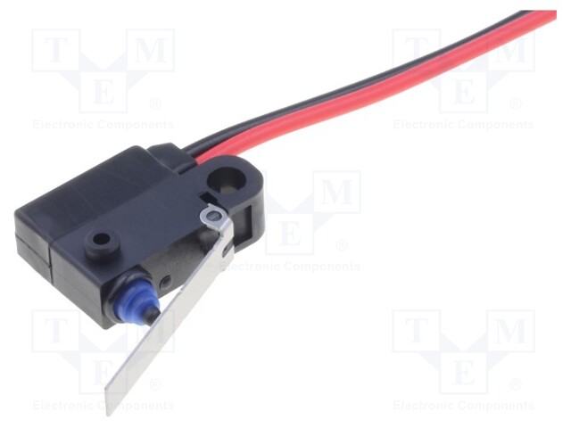 Microswitch SNAP ACTION; with lever; SPST-NC; 0.1A/125VAC; Pos: 2