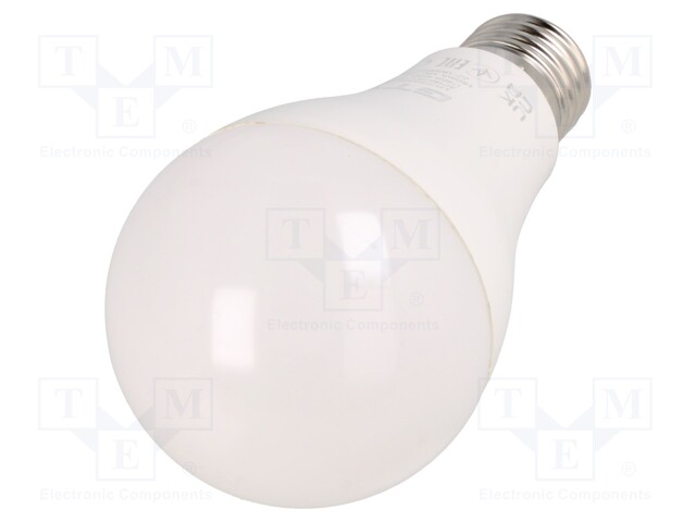 LED lamp; neutral white; E27; 230VAC; 1750lm; 17.3W; 180°; 4000K