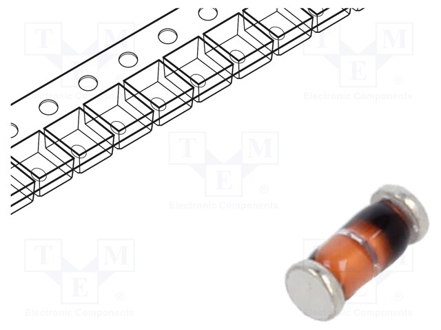 Diode: switching; SMD; 250V; 0.2A; 75ns; MiniMELF; Ufmax: 1V; Ifsm: 1A