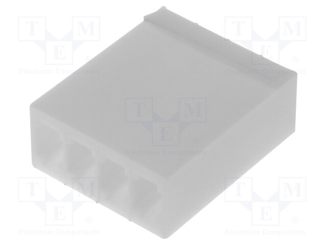 Plug; wire-board; female; KK 254; 2.54mm; PIN: 4; w/o contacts