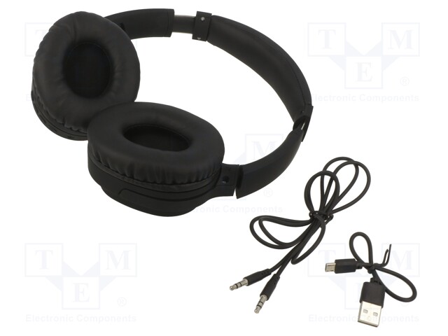 Bluetooth headphones; black; Bluetooth 5.0 +JL,headphones; 32Ω