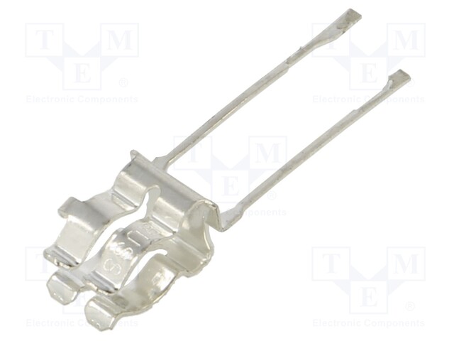 Fuse holder; cylindrical fuses; 5mm; THT; Leads: for soldering