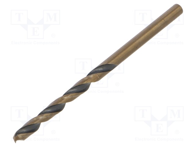 Drill bit; for metal; Ø: 3.5mm; HSS; Features: grind blade