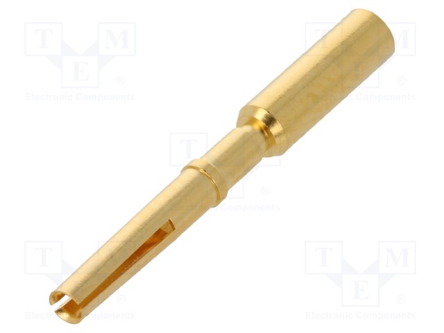 Contact; female; 2.5mm2; gold-plated; crimped; for cable