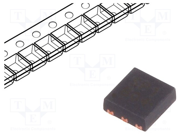 Transistor: P-MOSFET; unipolar; -20V; -6A; 1W; uDFN6