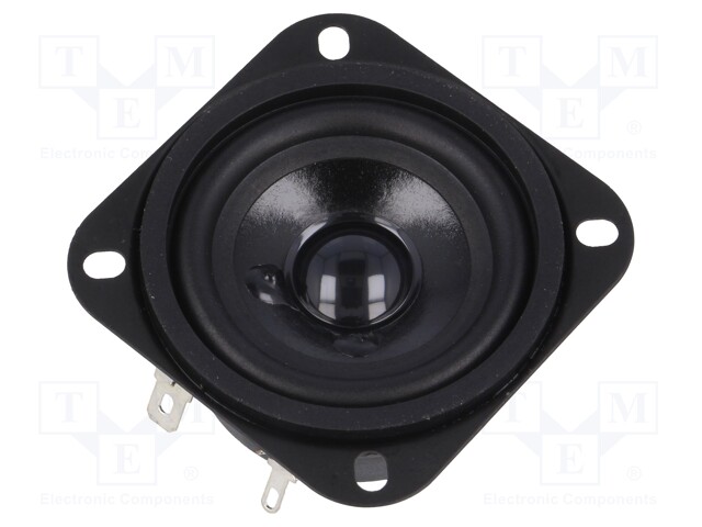 Loudspeaker; 10W; 4Ω; 58.5x58.5x28mm; 120÷20000Hz; Ø: 56mm