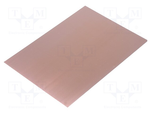 Laminate; FR4; 1mm; L: 297mm; W: 210mm; Coating: copper