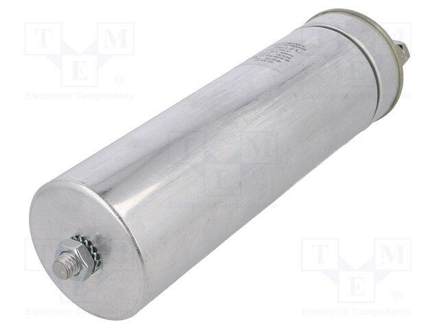 Capacitor: polypropylene; Body dim: Ø75x247mm; 100uF; ±10%; 60A