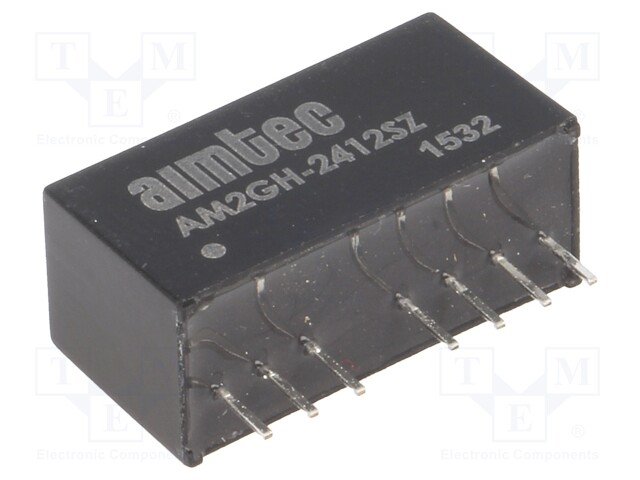 Converter: DC/DC; 2W; Uin: 9÷36V; 12VDC; Iout: 166mA; SIP8; 4.8g