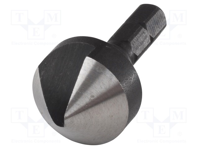 Countersink; 19mm; for wood,metal,plastic; tool steel