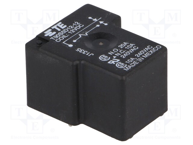 Relay: electromagnetic; SPDT; Ucoil: 12VDC; 20A; Ucoil min: 9VDC