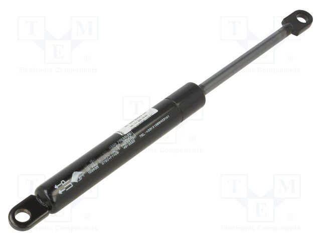 Gas spring; E: 245mm; Features: with welded steel eyes; Øout: 18mm