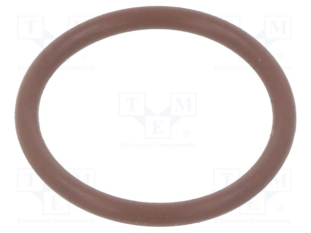 O-ring gasket; FPM; D: 2mm; Øint: 19mm; brown; -20÷200°C