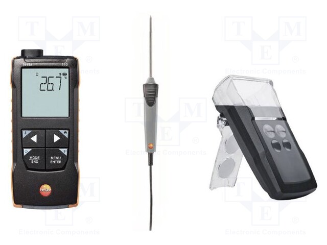 Meter: temperature; with a backlit; -200÷800°C; Ch: 1; IP40,IP65