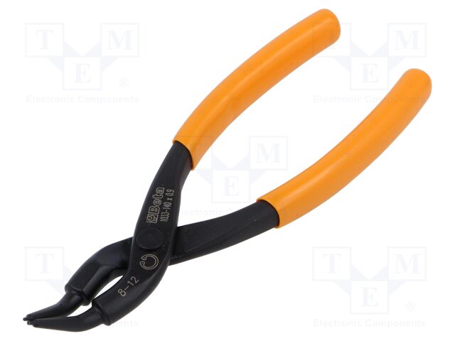 Pliers; for circlip; internal; 8÷12mm; Pliers len: 140mm; angular