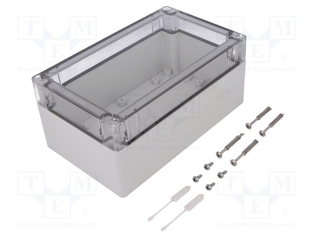 Enclosure: multipurpose; X: 122mm; Y: 202mm; Z: 90mm; TG ABS; ABS