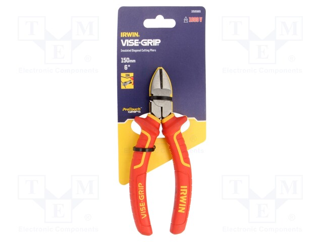 Pliers; side,cutting,insulated; 150mm; 1kVAC