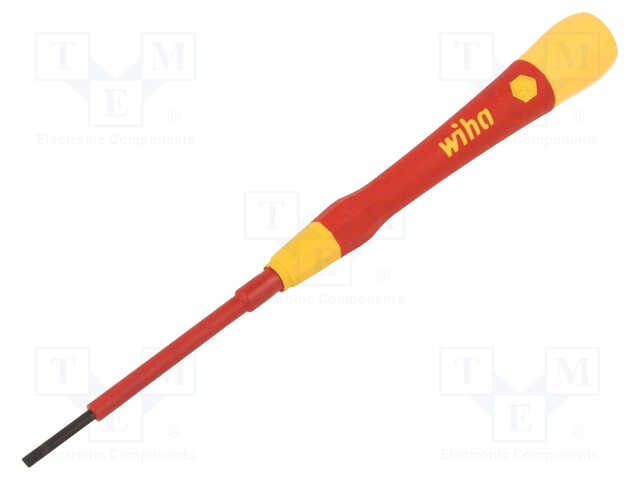 Screwdriver; precision,insulated; slot; SL 2,5mm; 1kVAC