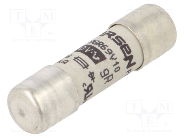 Fuse: fuse; gR,ultra rapid; 10A; 690VAC; 10x38mm