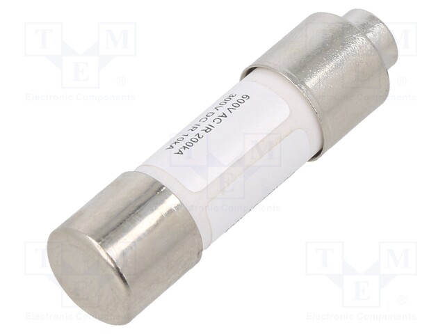 Fuse: fuse; time-lag; 15A; 600VAC; 300VDC; cylindrical,industrial