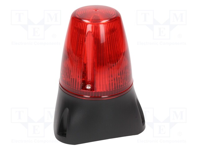 Signaller: lighting-sound; 35÷85VDC; Colour: red; IP65; -25÷55°C