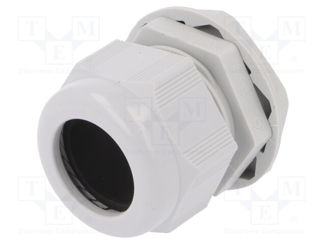 Cable gland; M40; IP68; Mat: polyamide; light grey