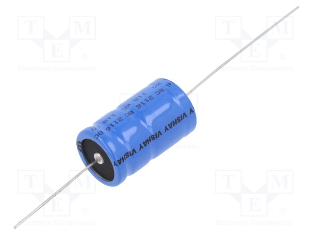 Capacitor: electrolytic; THT; 220uF; 100VDC; Ø18x30mm; ±20%; 8000h